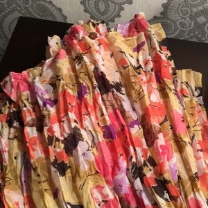 Floral print scarf